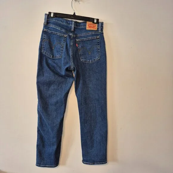 Levi's Wedgie Straight Button Fly Jeans Size 29 x 28 - Picture 8 of 15